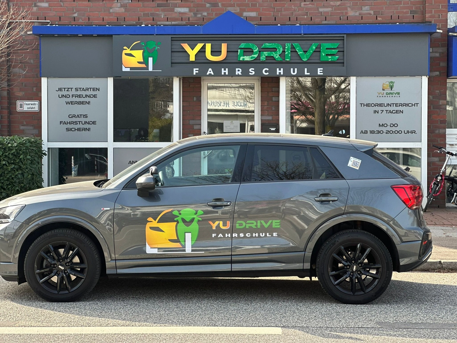 yu drive fahrschule, Führerschein, Führerscheinklassen, Fuhrpark, Theorieunterricht, PKW, Motorrad, Anhänger